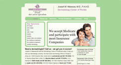 Desktop Screenshot of dermatologycenterofflorida.com